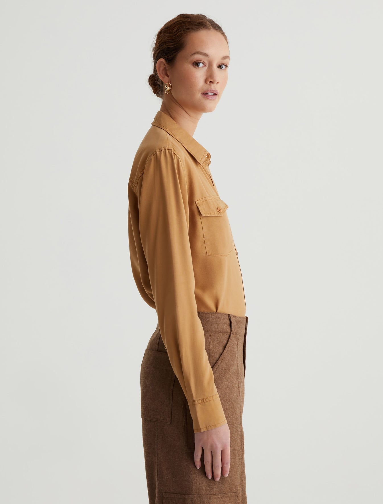 Shiela Utility|Relaxed Button Up
